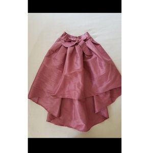 Pink/purple high low skirt